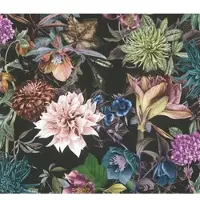 A.S. Création Vliestapete "Dream Flowery" Wald botanisch floral glatt Florale Tapete Blumenoptik Tapeten Wohnzimmer Schlafzimmer Küche Optik