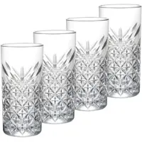 MÄSER Longdrinkglas Timeless aus Glas, 4-teilig