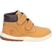 Timberland Unisex für Kinder. TB0A1JVP2311 Toddle Tracks Halbschaft-Lederstiefel mit Klettverschluss in Gelb (25), Wohnung, Lässig, Kinderbe