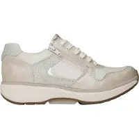 Xsensible New Jersey bequeme Halbschuhe, Sneaker, Soft Pearl, Leder, Weite GX - Damenschuhe Bequeme Schnürschuhe, Beige, leder (stretchleder)