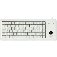Cherry Compact-Keyboard G84-4400 - Tastatur - USB - Deutsch - Hellgrau