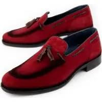 Purapiel Mokassin Moretto2 Rot