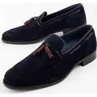Purapiel Mokassin Moretto2 Blau