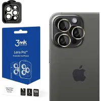 3MK Lens Protection Pro iPhone 15 Pro Max 6.7" ciemnozłoty/dark gold Ochrona na obiektyw aparatu z r