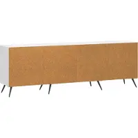 vidaXL TV-Schränk Hochglanz Weiß 150 x 31 x 50 cm Holzwerkstoff