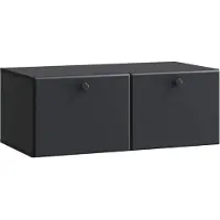 vidaXL Wandmontierter TV-Schrank 78,5 x 41 x 30 cm Schwarz