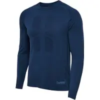 Hummel Hmlhiit Seamless T-Shirt L/S - dress blues, Größe:XL