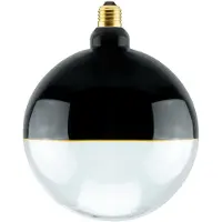 Segula Lichtquelle schwarz und klar Illusion 6W - E27 - 260lm - 1900K - Ø 19cm