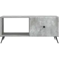 vidaXL Couchtisch Betongrau 90 x 50 x 40 cm Holzwerkstoff