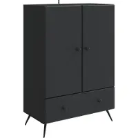 vidaXL Sideboard Schwarz 66 x 34,5 x 95 cm Holzwerkstoff