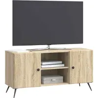 vidaXL TV-Schränk Sonoma-Eiche 102 x 34,5 x 50 cm Holzwerkstoff