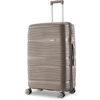 Sc SKYCASES Travelin' Charm - 24-inch Medium Reisekoffer - Zahlenschloss - 41x24x69 cm - 68L - leicht, wasserdicht & langlebig - Champagne V2