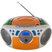 Dual P 70 Radio Stereo CD Kasettenradio CD-Player UKW-Radio bunt -