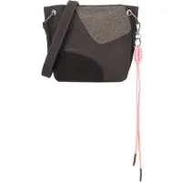 Fritzi aus Preußen Umhängetasche Fritzi03 Limited Happy Flocked Heritage Crossbody Bag Soft Coffee dunkelbraun
