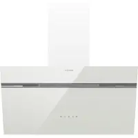 Klarstein Alina Dunstabzugshaube - 70cm Kopffreihaube, 600 m³/h Luftstrom, Touch Control, A , LED-Beleuchtung, Umluft & Abluft, Weiß