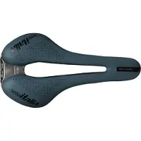 Selle Italia Flite Boost Gravel TI 316 Superflow, Fahrradsattel, Track, Blau, Einfarbig, Karbonfaser, Mikrofaser