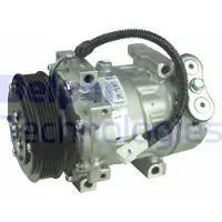 Delphi TSP0159273 Sanden SD7V16 Klimaanlage Klimakompressor PAG 46 passend für PEUGEOT 206 Schrägheck (2A/C) 206 CC (2D) 206 SW (2E/K) für CITROËN