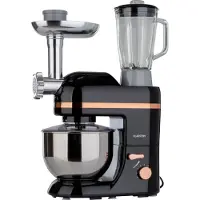 Klarstein Knetmaschine Küchenmaschine mit Fleischwolf, 1800W Teigmaschine Klein, 6 Stufen, Schneebesen Rühr- & Knethaken, Planetenrührwerk, Rührmaschine mit Mixer, Küchenmaschinen mit 5L Schüssel