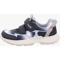Superfit Rush WP Kinder Sneaker, Blue/Light Blue, 23, Kinderschuhe