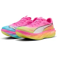 Puma Laufschuhe Herren Deviate Nitro Elite 4 Showtime SS 2026-Rosa/Gelb-44 1/2