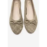 Forever & Always Nopos Leder Cap-Toe Ballerina
