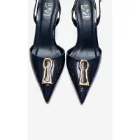 Prologue Yvella Schnalle Spitzer Zehenbereich Stiletto Pumps