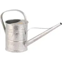 OEM 15 Liter Gartenschlauch - Moderne Wasserkanne für Zimmerpflanzen innen und außen - Gekleidert mit pulverbeschichtetem Stahl - Schmaler Hahn und hoher Griff - Zink