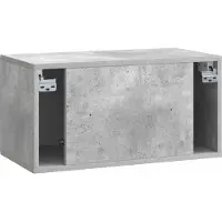 vidaXL Wandmontierter TV-Schrank 59,5 x 31 x 30 cm Betongrau