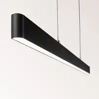 LumenXL Minimalistische Pendelleuchte Andre mit integrierten 3-stufig dimmbaren LEDs - schwarz