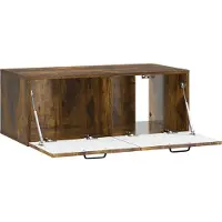 vidaXL Wandmontierter TV-Schrank Geräucherte Eiche 78,5 x 41 x 30 cm