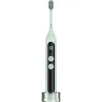 4Swiss ST216 Elektrische Schallzahnbürste Mint - LCD Display 12 Modi Hybrid Technologie Rotation Timer 30 Tage Akku Reisesperre Zahnreinigung