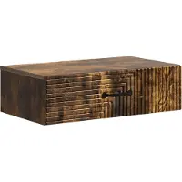 vidaXL Wandmontierter Beistelltisch 59 x 34,5 x 17 cm Holzwerkstoff