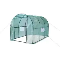JUNGELMAR FLORAWORLD Folien-Gewächshaus, Stahlrohrgestell, LxBxH: 300x200x190 cm, grün - gruen