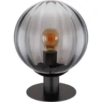 Globo Lighting Tischleuchte Metall schwarz matt, 1x E27