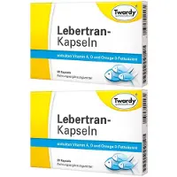 Twardy Lebertran Kapseln 2x 2x30 St