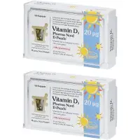 Pharma Nord Vitamin D3 20 µg Kapseln 2x 2x120 St