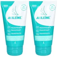 Akileine Anti-Transpirant Fußcreme 2x 2x75 ml Creme