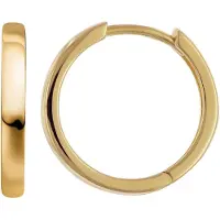 Trendor 21699 Damen-Ohrringe Gold 333/8K Klappcreolen 16x2 mm