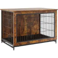 OEM Hundebox - 98x65x68 cm - Möbelstil mit Lekbak und Kissen