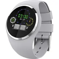 Atlanta Fitness Tracker mit Herzfrequenz Blutdruck Schlaf Schritte Farbdisplay mit Animation Smartwatch Armband Uhr - 9703-4 Grau fur Android IOS