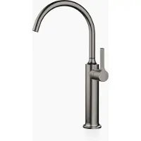 Dornbracht Washtischeinhebelmischer mit erhöhtem Standfuß Vaia Dark Platinum matt, 33534809-99
