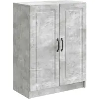 vidaXL Sideboard Betongrau 66 x 34,5 x 87 cm Holzwerkstoff