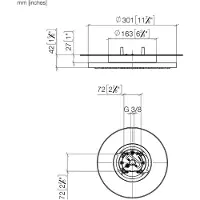 Dornbracht 28031970-26 RB SERIENSPEZIFISCH 28031970 300 mm