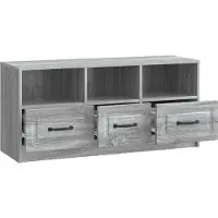 vidaXL TV-Schränk Graues Sonoma 102 x 34,5 x 47 cm Holzwerkstoff