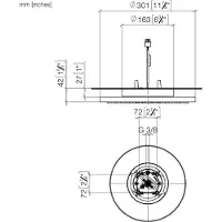 Dornbracht 28032970-26 RB SERIENSPEZIFISCH 28032970 300 mm