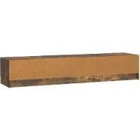 vidaXL TV-Schränk Geräucherte Eiche 147 x 34,5 x 27 cm Holzwerkstoff