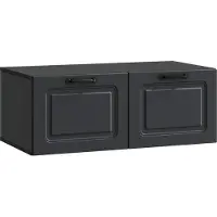 vidaXL Wandmontierter TV-Schrank Schwarz 78,5 x 41 x 30 cm