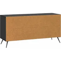 vidaXL TV-Schränk Schwarz 102 x 34,5 x 50 cm Holzwerkstoff