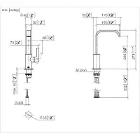 Dornbracht 33526671-33 Waschtisch-Einhandbatterie mit hohem