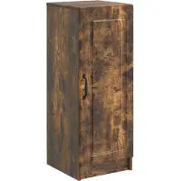 vidaXL Sideboard Geräucherte Eiche 33 x 34,5 x 87 cm Holzwerkstoff